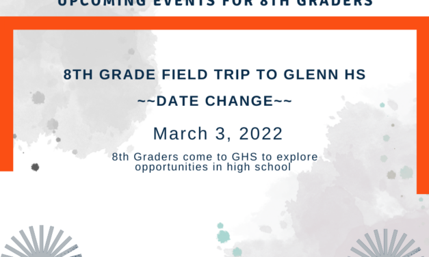 Events for 8th graders
