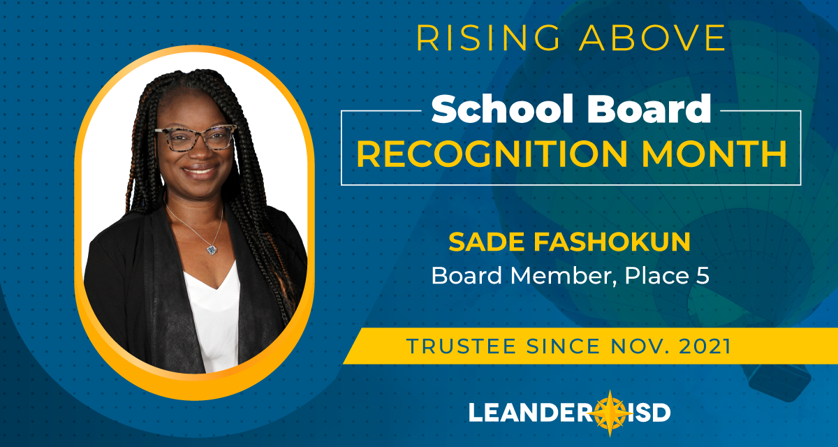 Lifelong Learner Sade Fashokun Shares Leadership Skills with #1LISD