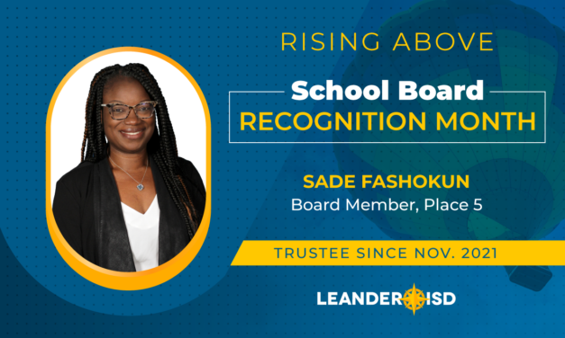 Lifelong Learner Sade Fashokun Shares Leadership Skills with #1LISD