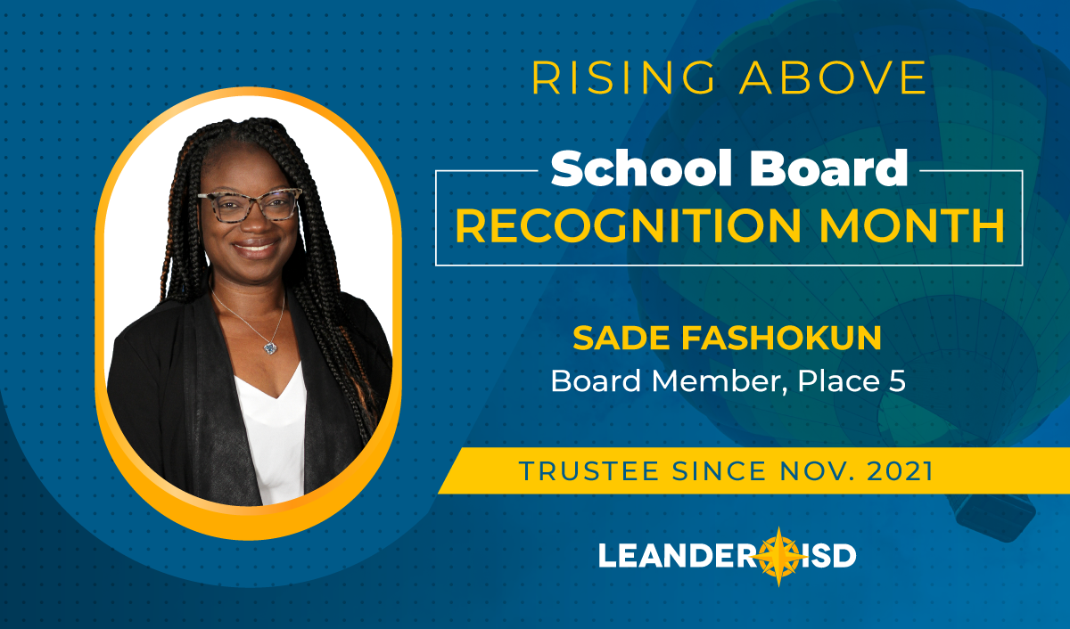 Lifelong Learner Sade Fashokun Shares Leadership Skills With 1lisd Leander Isd News 9965