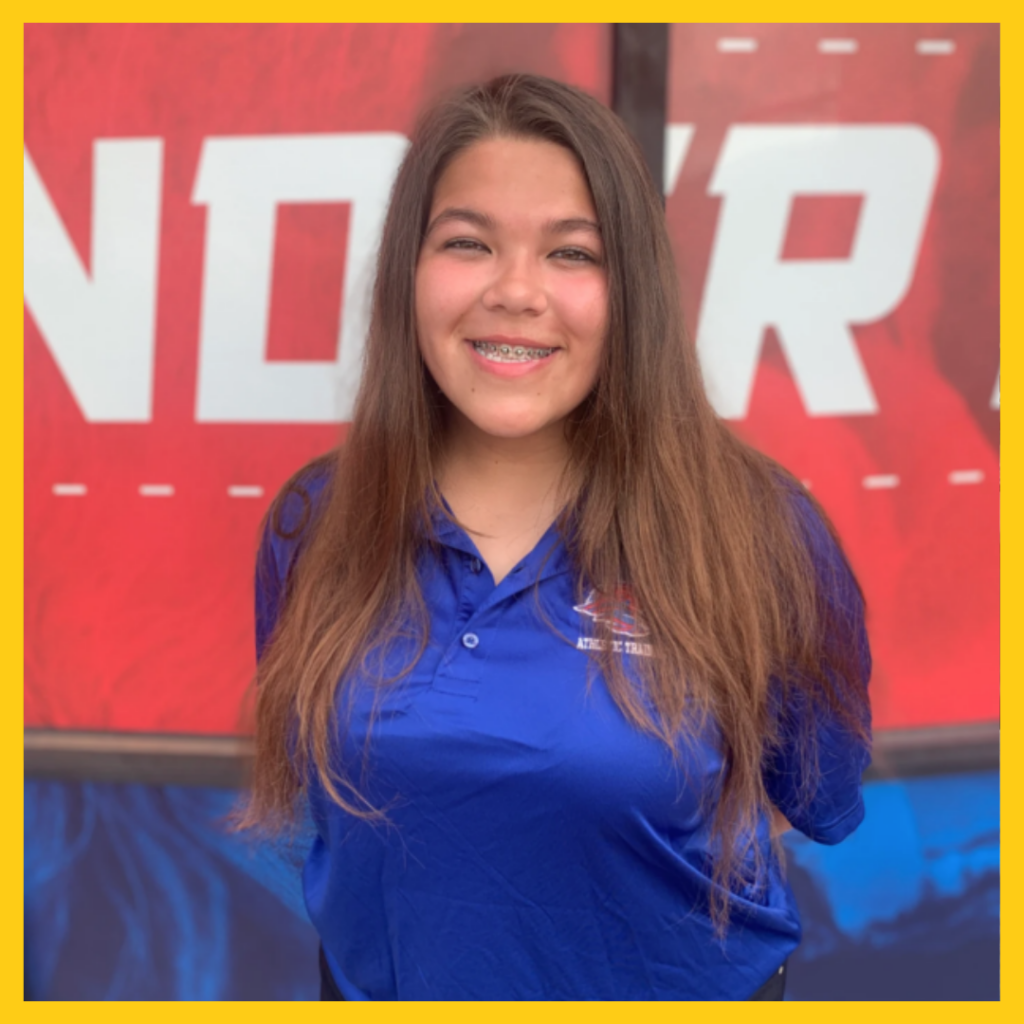 Student-Athletic Trainer of the Week Mia Montoya