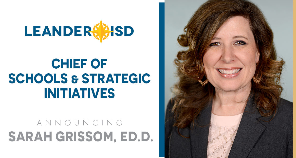 Area Superintendent Sarah Grissom Rises to Chief of Schools & Strategic Initiatives