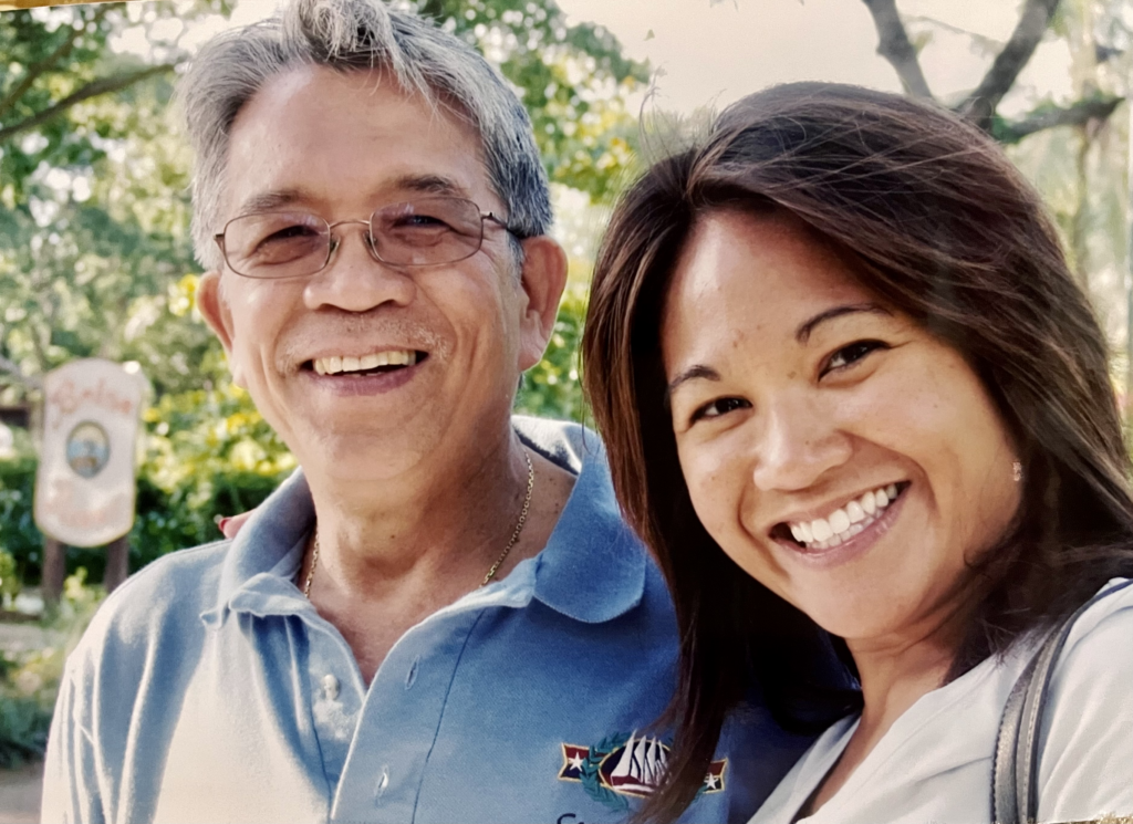 Abe Chavez and Crestina Hardie in the Phillippines
