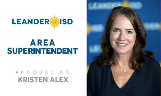 Cypress Elementary’s Kristen Alex Selected to Serve as Area Superintendent