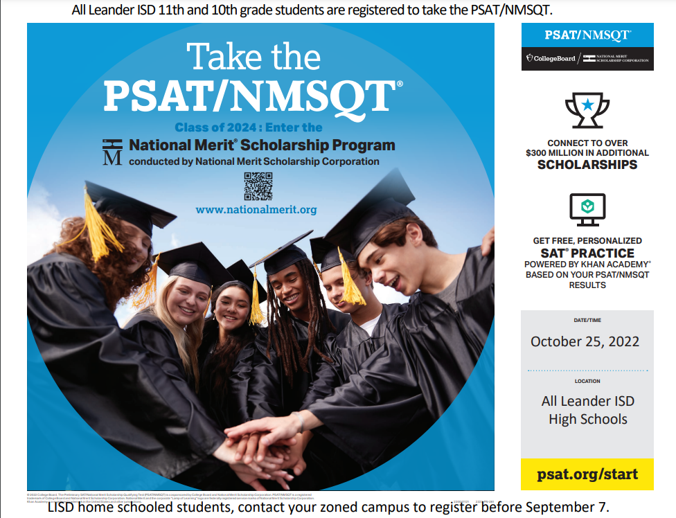 PSAT/NMSQT Leander ISD News