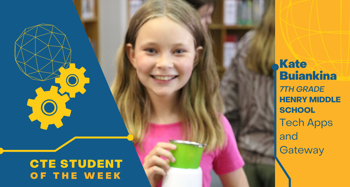 CTE Student of the Week: Oct. 25, 2022