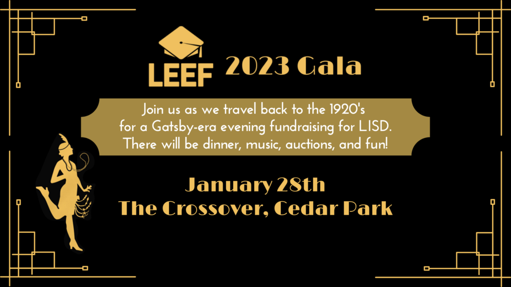 LEEF 2023 Gala: January 28, The Crossover, Cedar Park