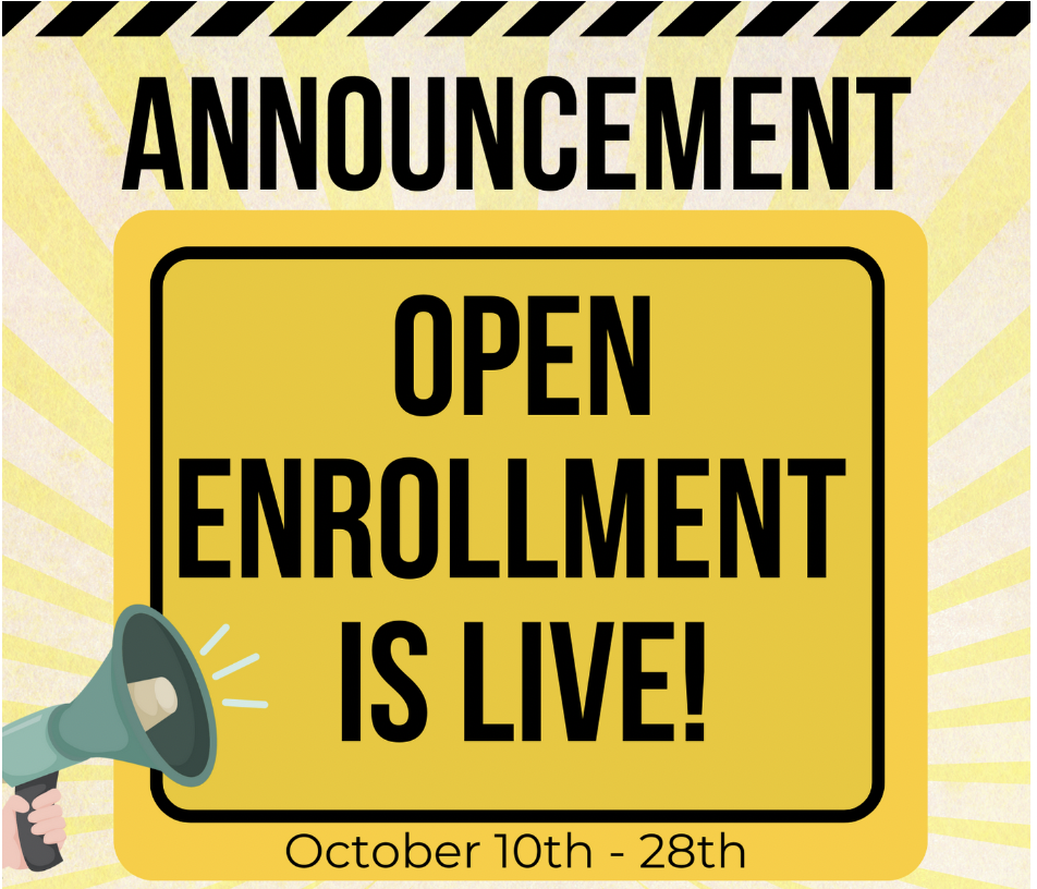 Announcement: Open Enrollment is Live!