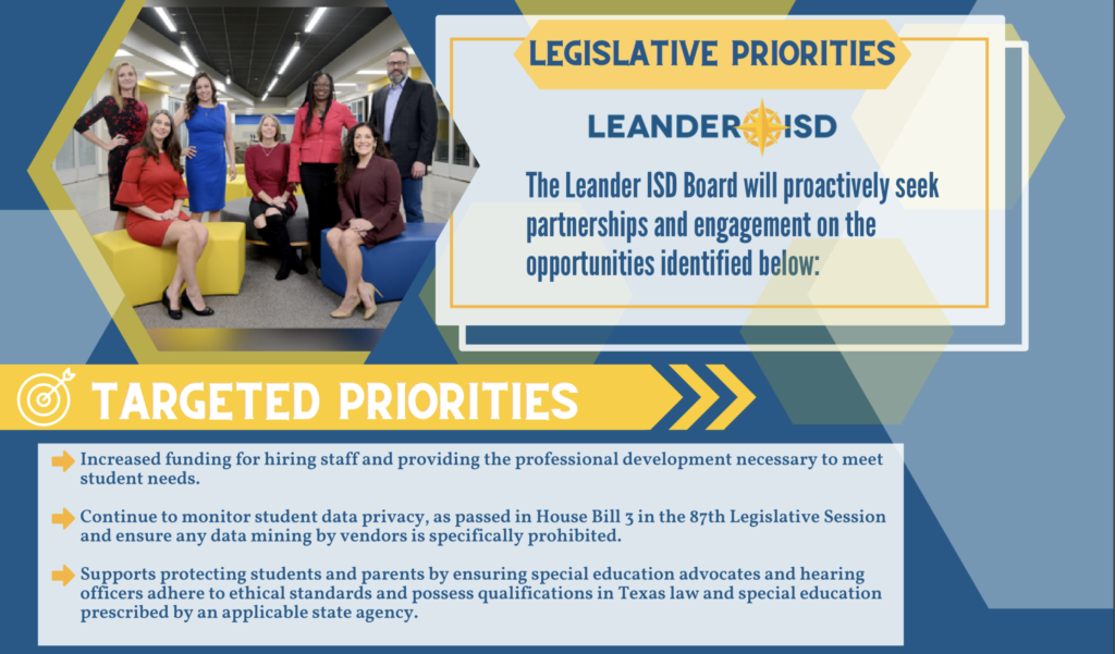 Leander ISD Legislative Priorities