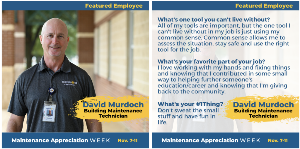Maintenance Appreciation Week: David Murdoch