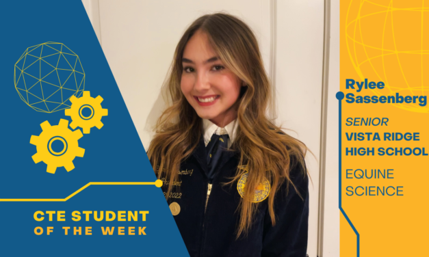 CTE Student of the Week: Nov. 1, 2022