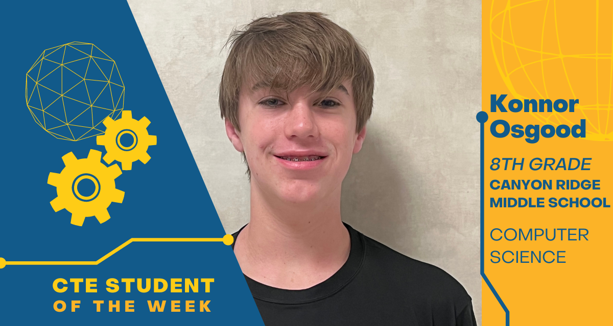 CTE Student of the Week: Dec. 6, 2022