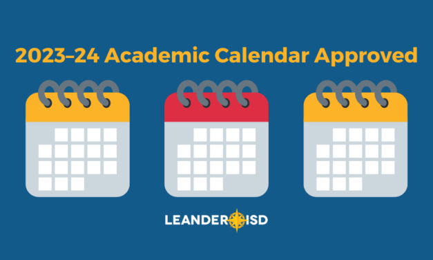 2023–24 Academic Calendar Approved; 2024–25 Drafted