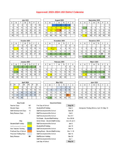 2023–24 Academic Calendar Approved; 2024–25 Drafted | Leander ISD News