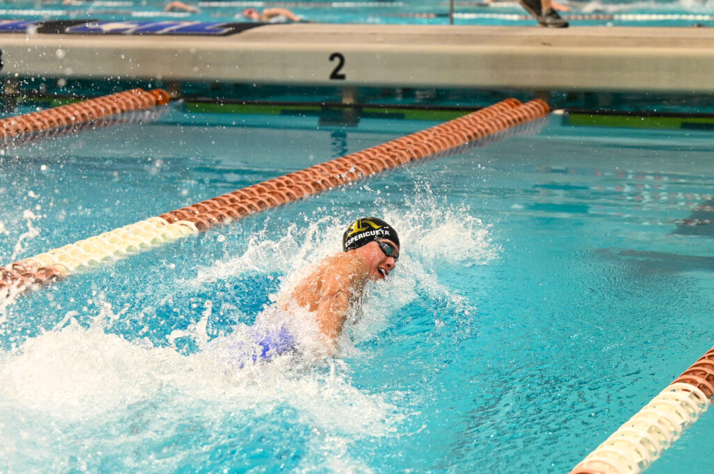 LISD student swimmer competing at state