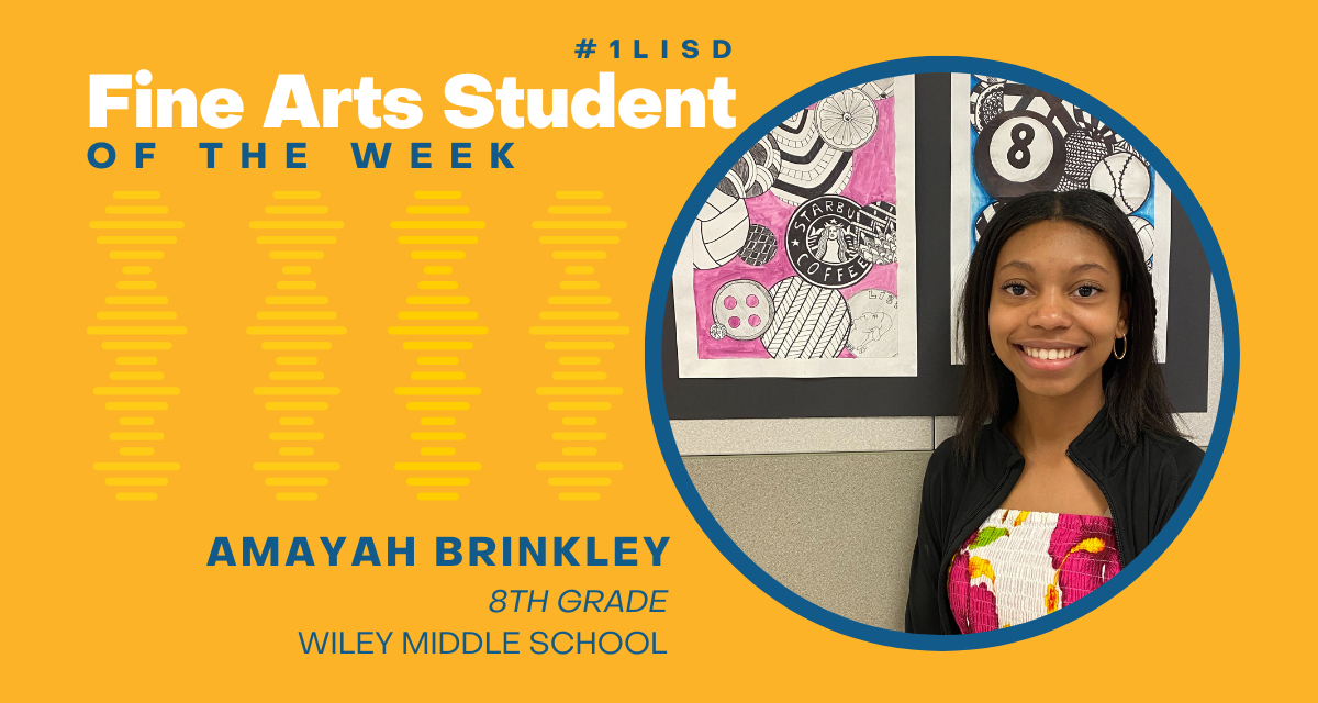 &nbsp;Fine Arts Student of the Week: March 9, 2023