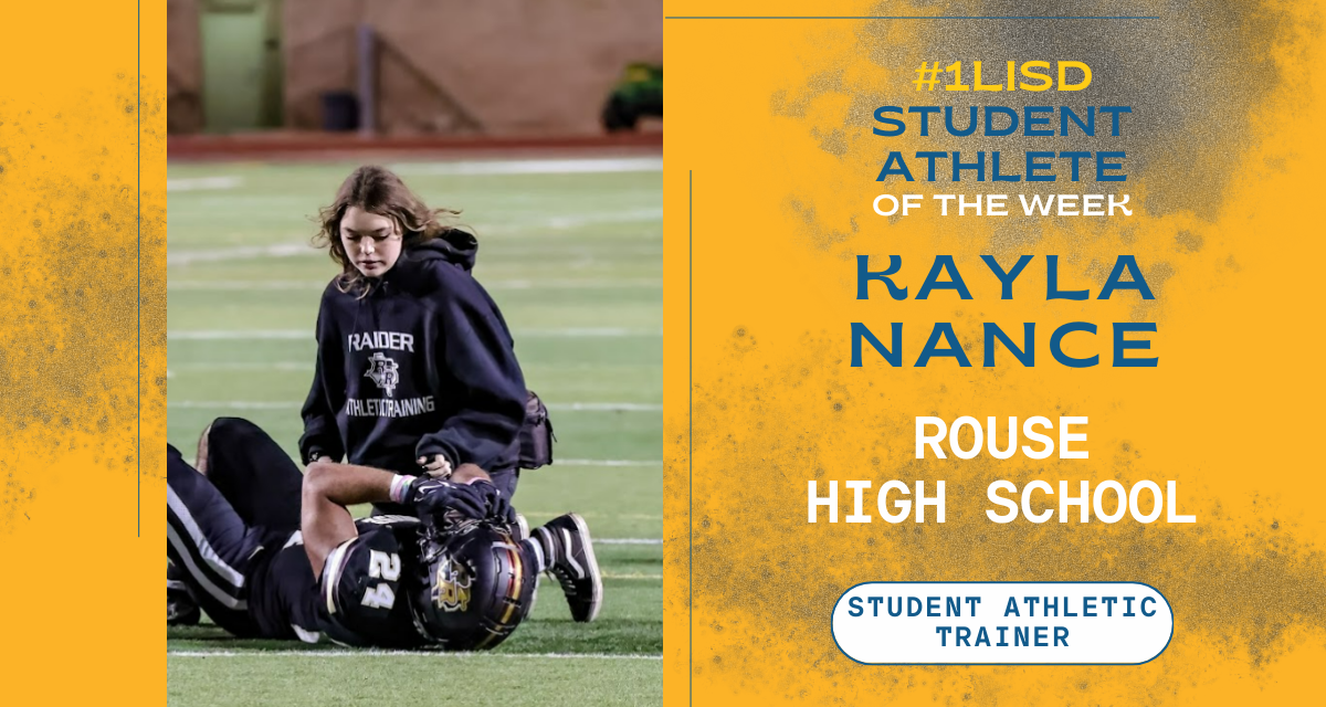 Kayla Rouse Student Athletic Trainer of the Week: March 27, 2023 | Leander ISD News