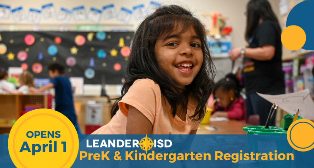 PreK and Kindergarten Registration opens April 1