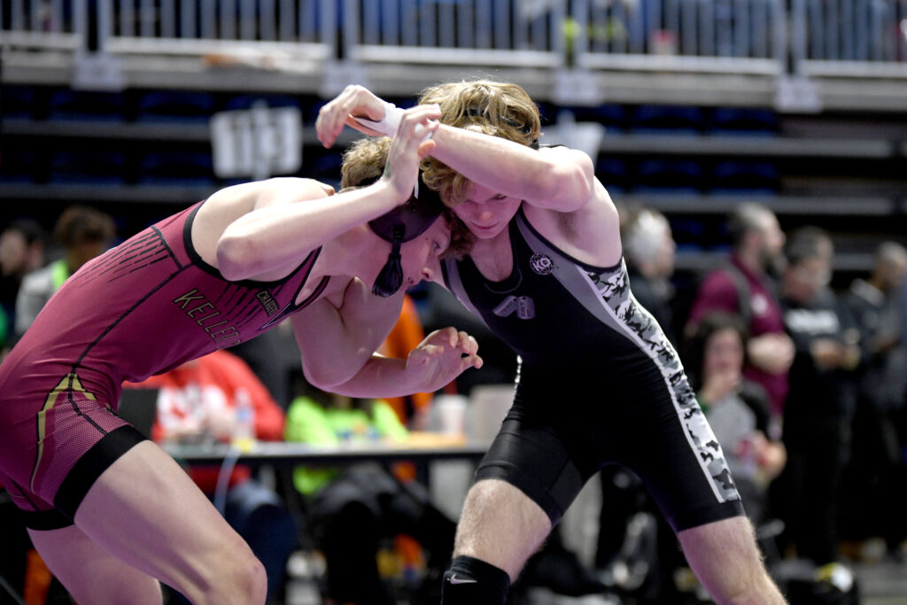 LISD student wrestler competing at state
