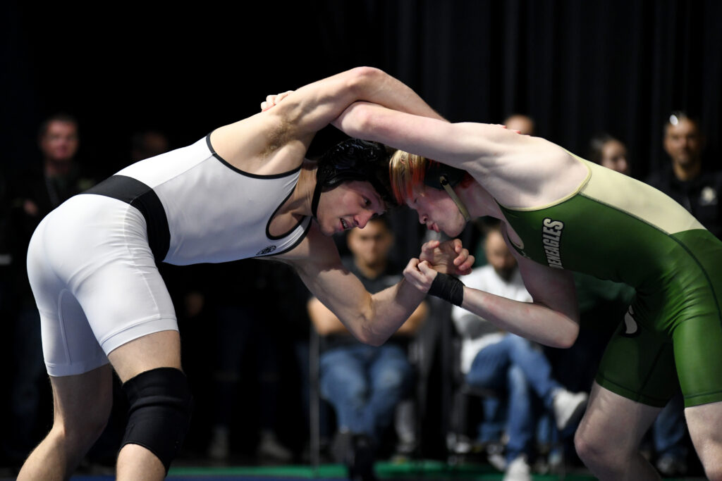 LISD student wrestler competing at state