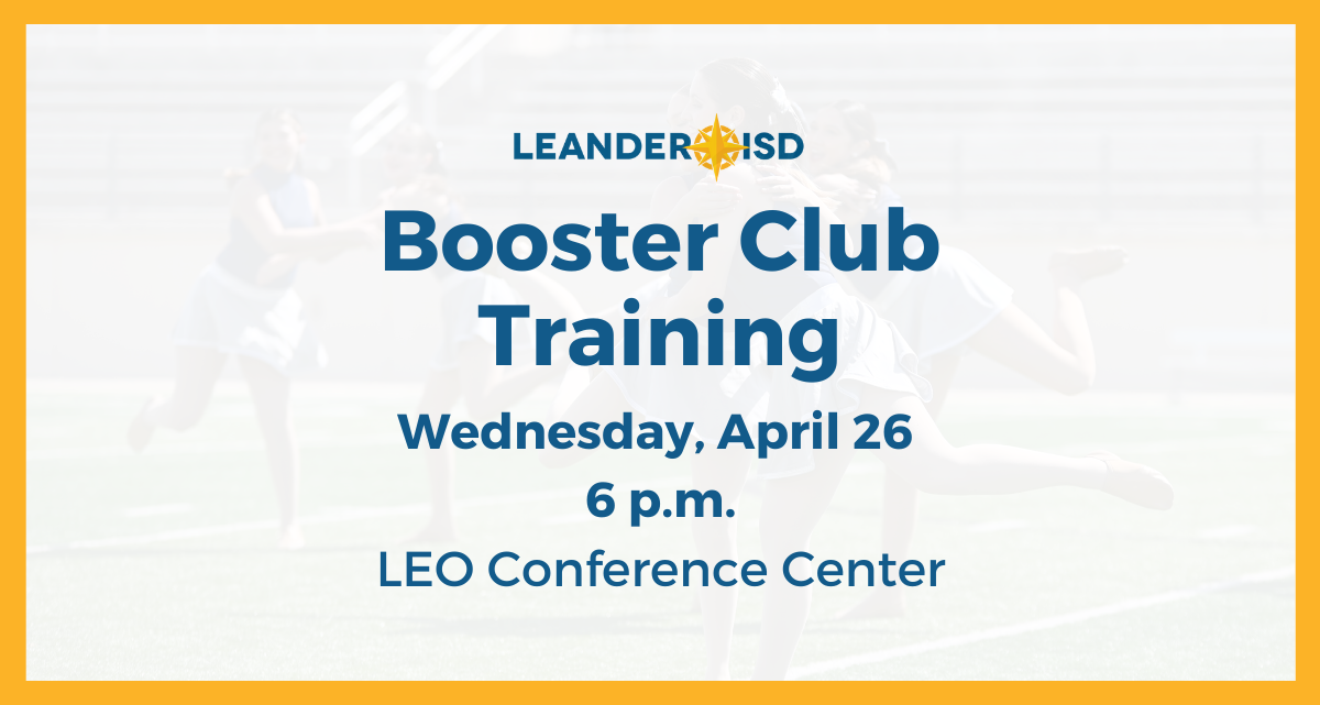 Spring Booster Club Training Set for April 26