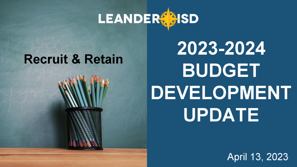 2023–24 Budget Development Update