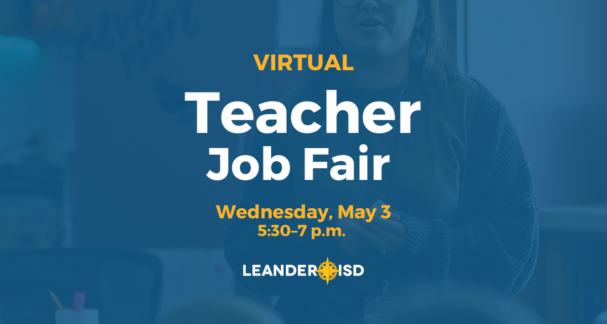 Upcoming Virtual Teacher Job Fair: May 3