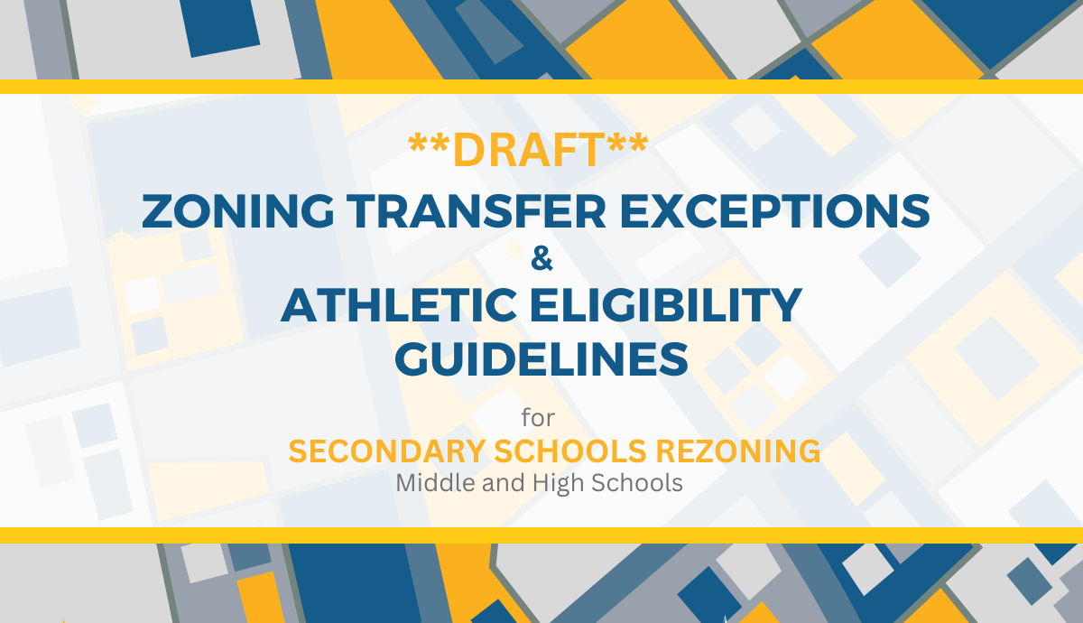 LISD Releases DRAFT of Zoning Transfer Exceptions & Athletic