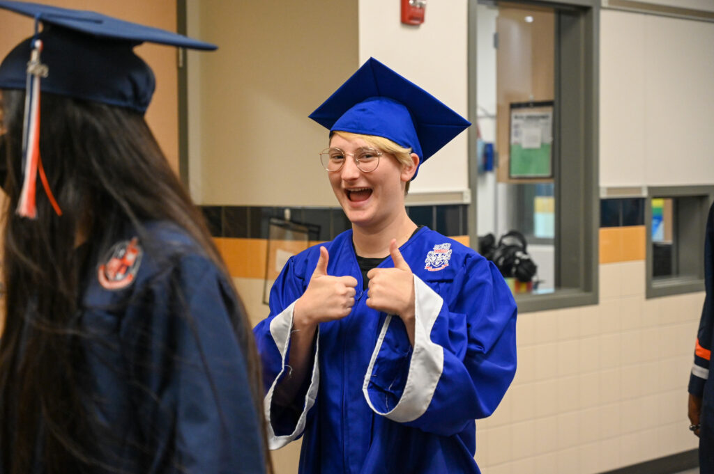 LISD Graduates visiting elementary students