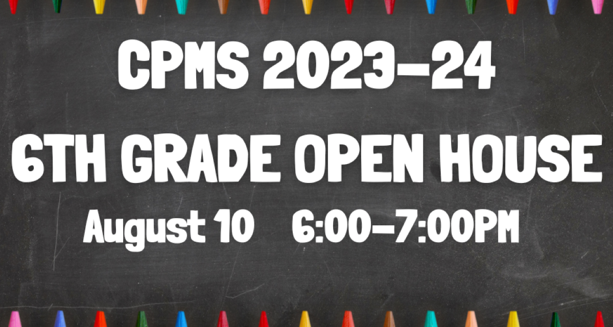 6th Grade Open House