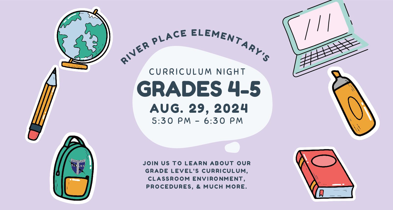 4th & 5th Grade Curriculum Night