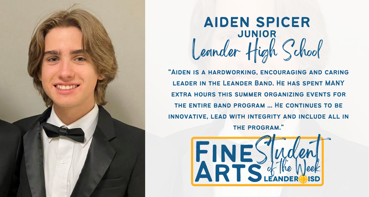Fine Arts Student of the Week: Sept. 1, 2023