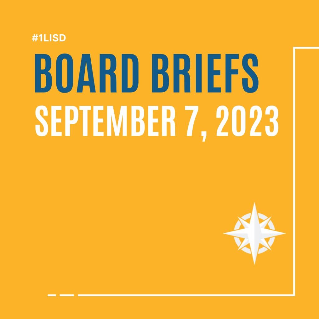 Board Briefs, September 7, 2023