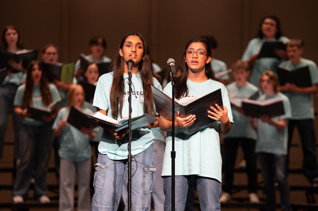 Choral showcase performers
