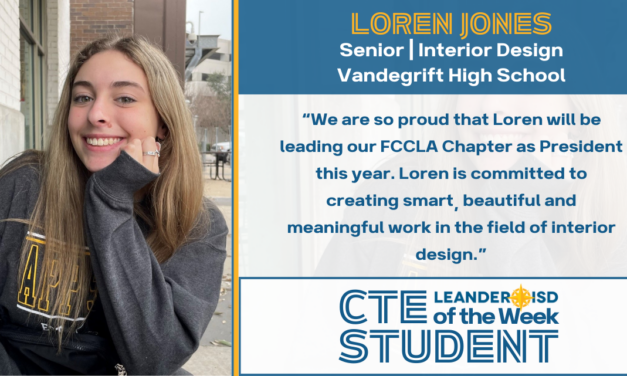 CTE Student of the Week: Oct. 3, 2023