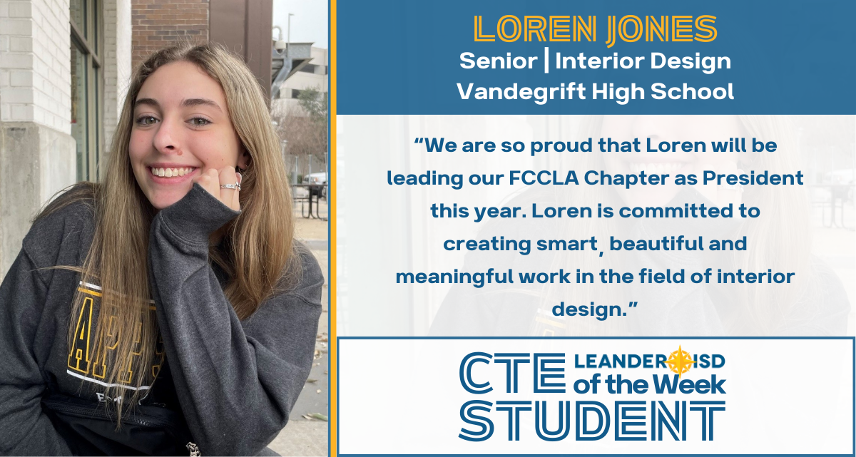 CTE Student of the Week: Oct. 3, 2023