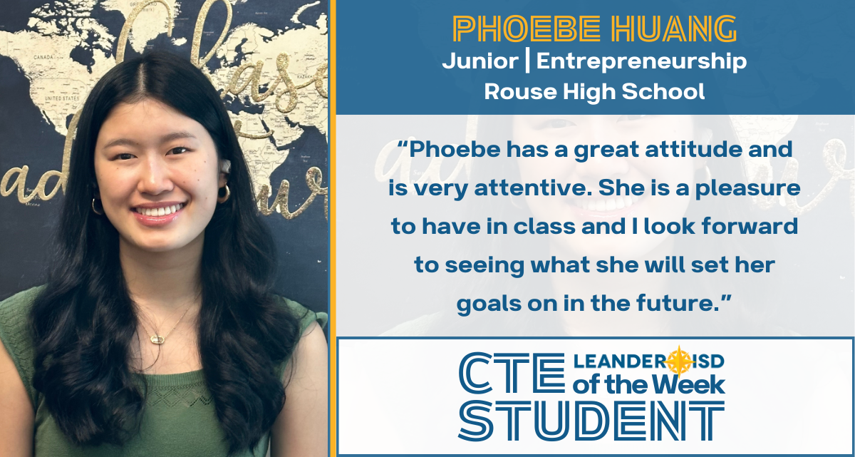 CTE Student of the Week: Oct. 31, 2023