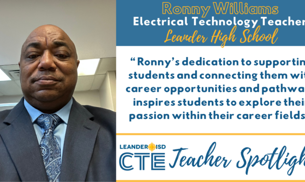 CTE Teacher Spotlight: Oct. 26, 2023
