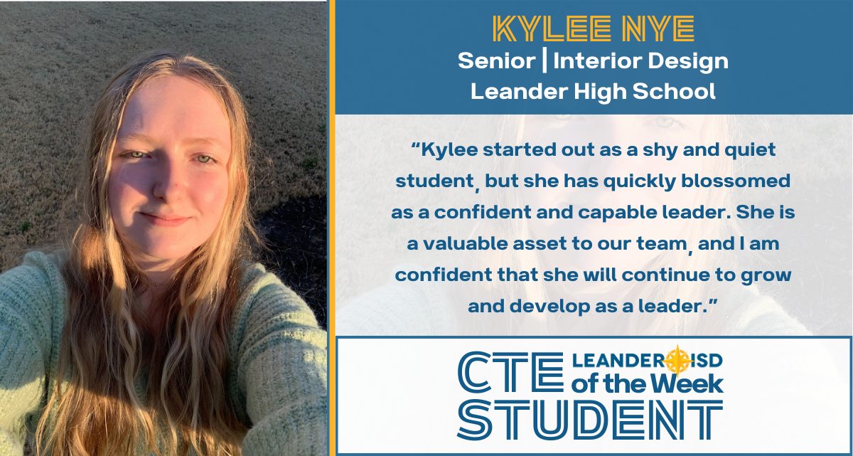 CTE Student of the Week: Oct. 10, 2023