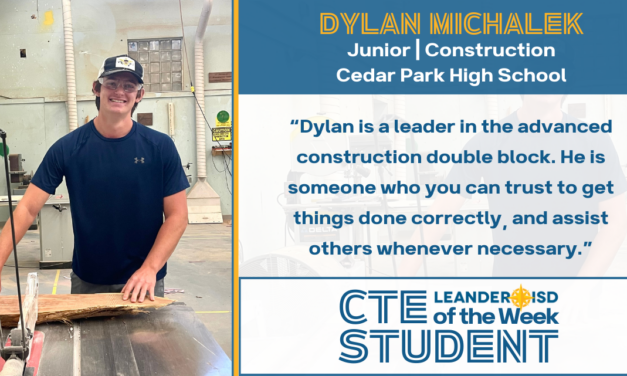 CTE Student of the Week: Oct. 17, 2023