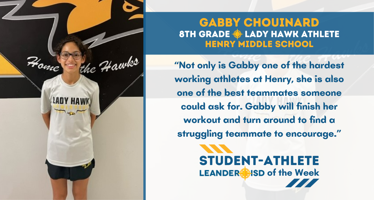 Student-Athlete of the Week: Oct. 23, 2023