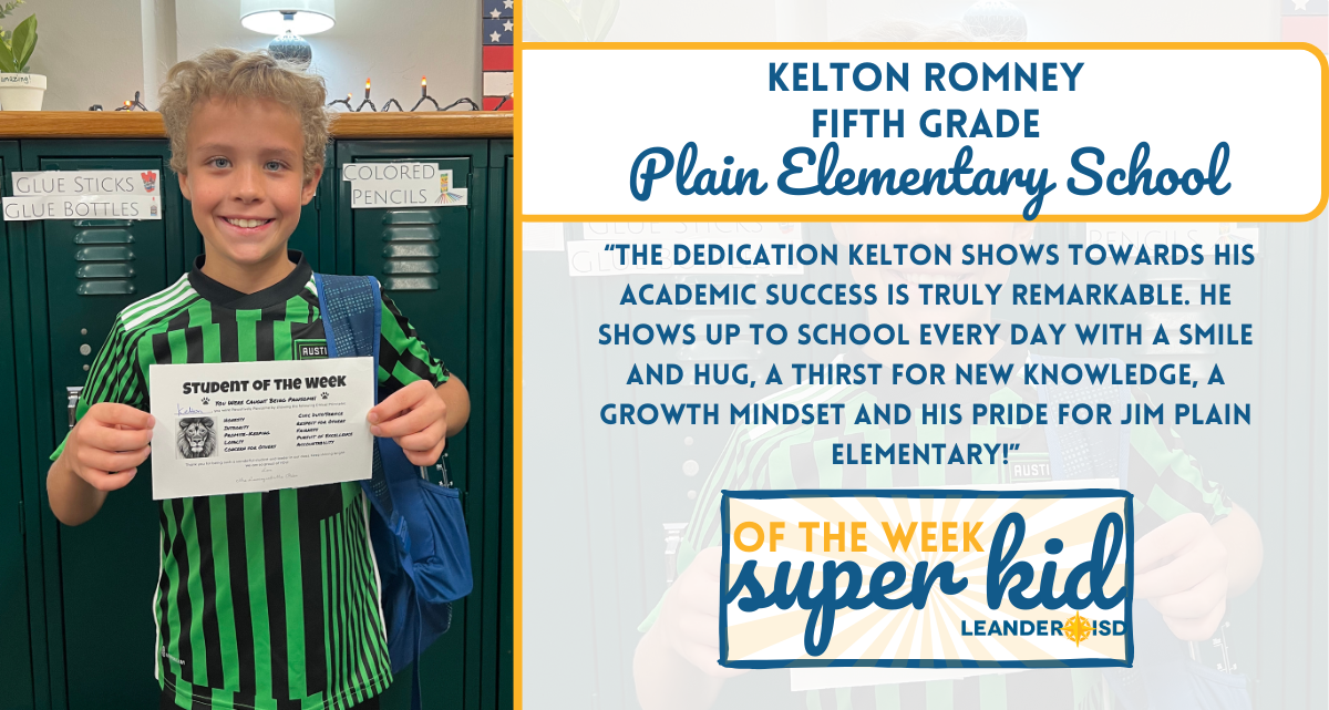 Super Kid of the Week: Oct. 19, 2023