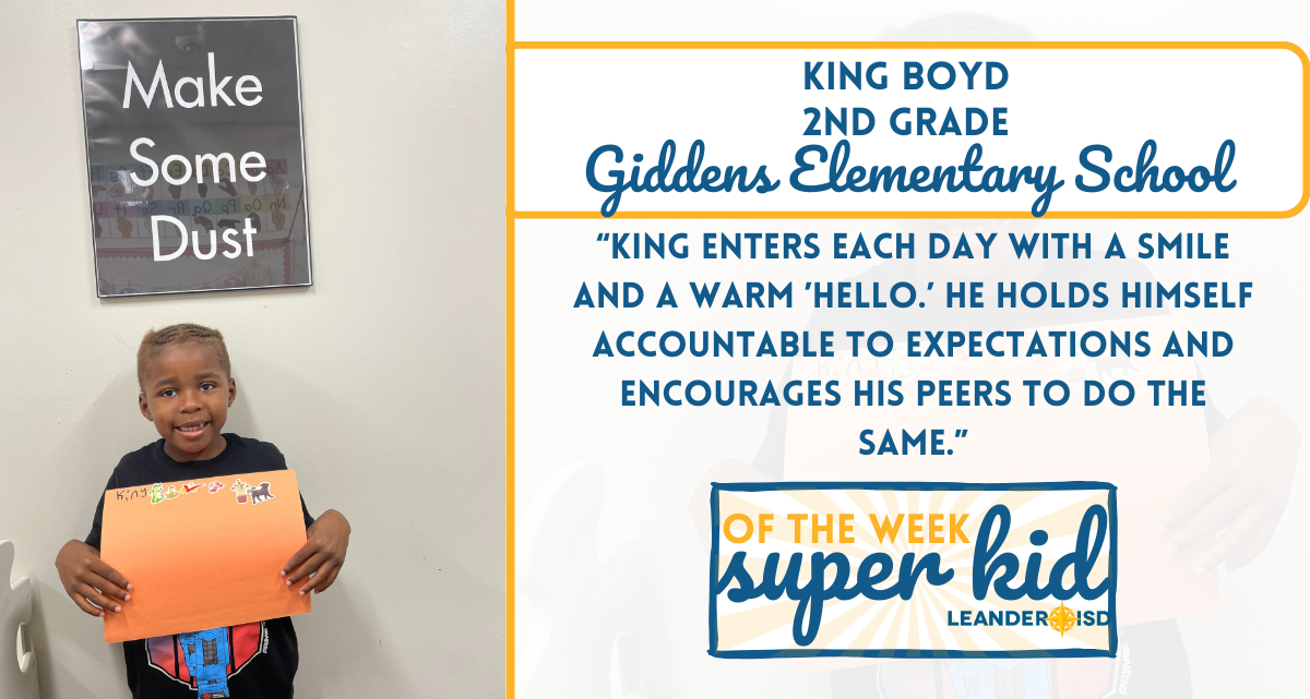 Super Kid of the Week: Oct. 12, 2023