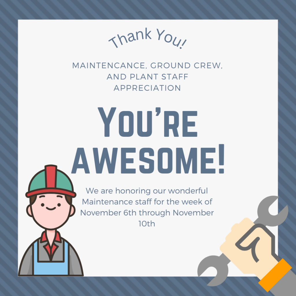 Maintenance Appreciation Week Leander ISD News