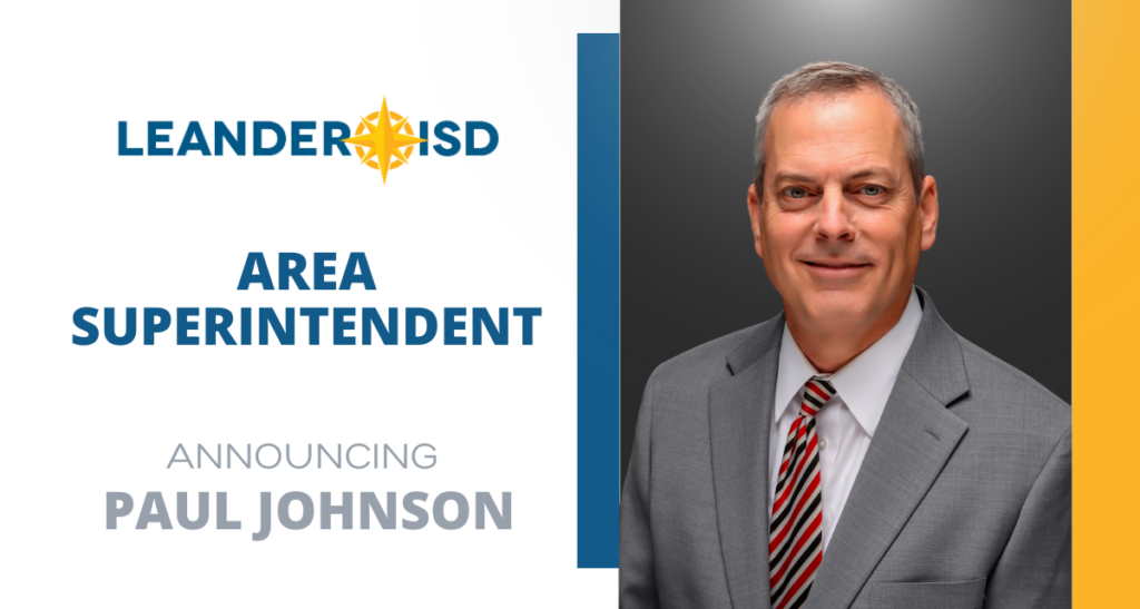 Paul Johnson becomes Area Superintendent