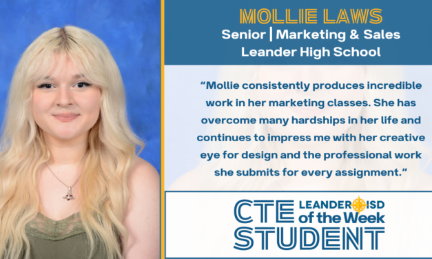 CTE Student of the Week: Nov. 13, 2023