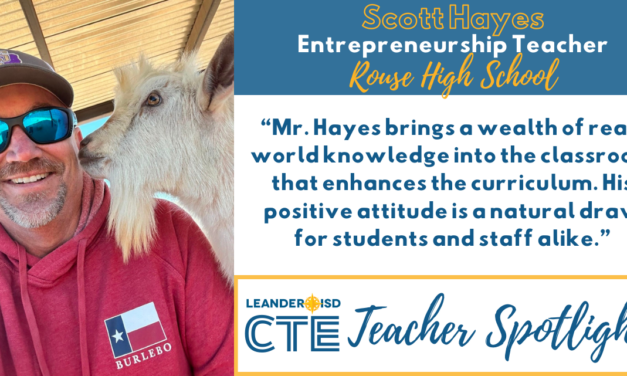 CTE Teacher Spotlight: Nov. 30, 2023