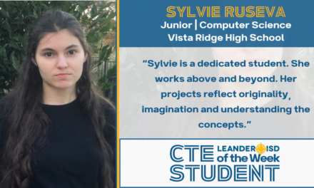 CTE Student of the Week: Dec. 5, 2023