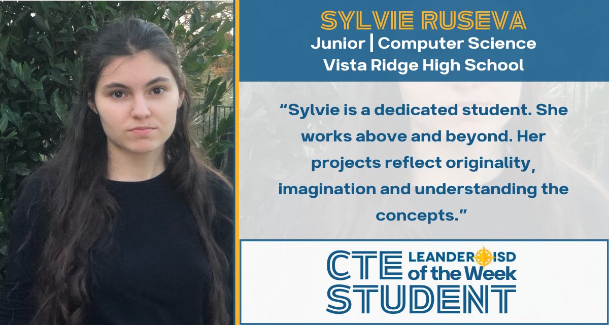 CTE Student of the Week: Dec. 5, 2023