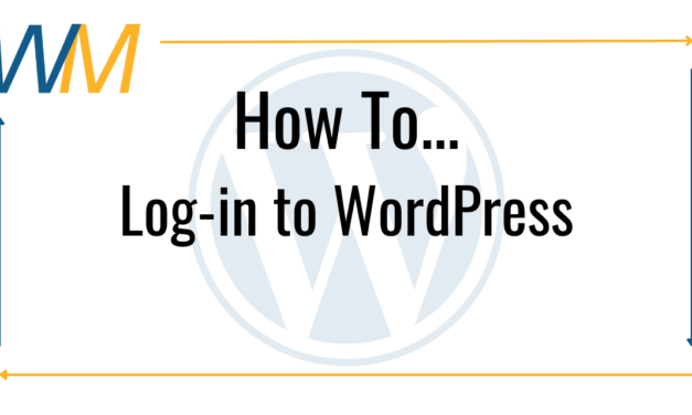 How to… Log-In to WordPress